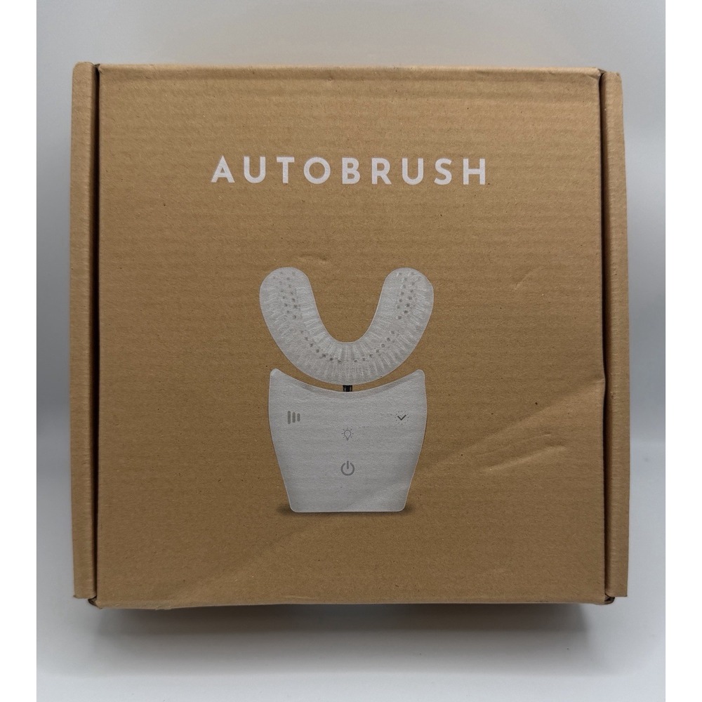 AutoBrush Sonic Pro U-Shaped Adult Electric Toothbrush Hands-Free Clean No Head